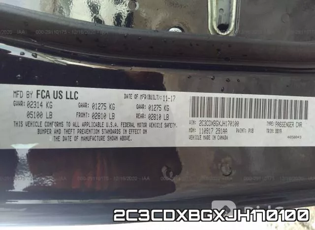 2C3CDXBGXJH170100 фото 10