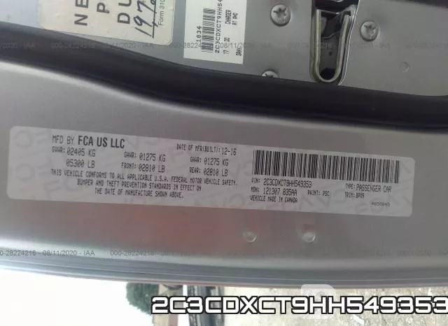 2C3CDXCT9HH549353 фото 8