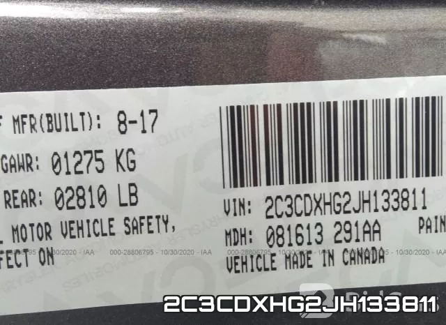 2C3CDXHG2JH133811 фото 10