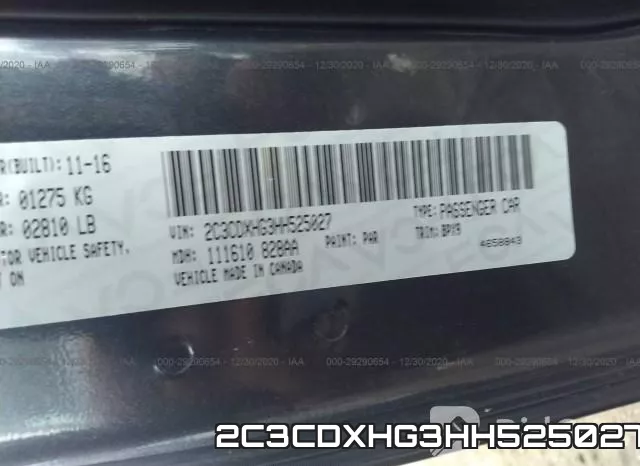 2C3CDXHG3HH525027 фото 9