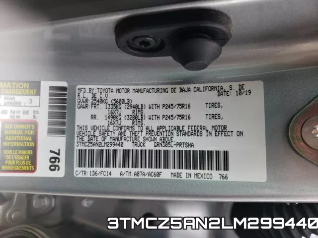 3TMCZ5AN2LM299440 фото 2