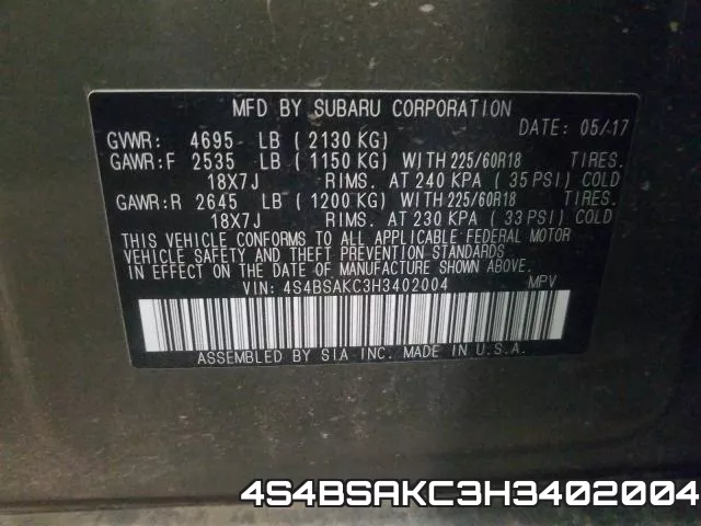4S4BSAKC3H3402004 фото 2