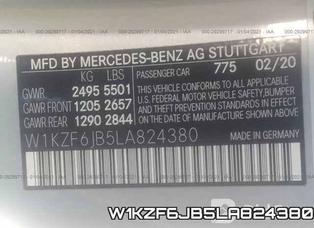 W1KZF6JB5LA824380 фото 9