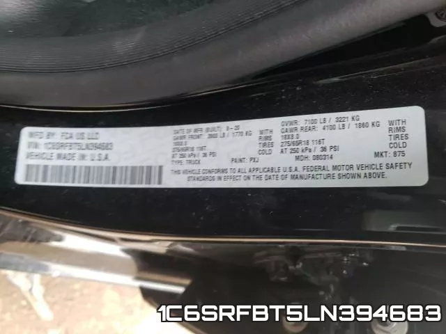 1C6SRFBT5LN394683 фото 2