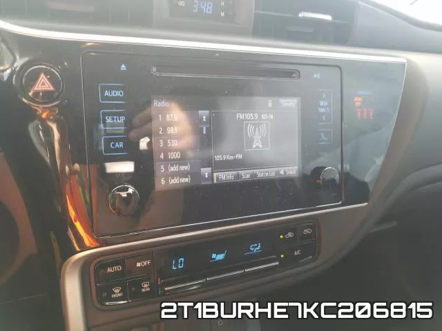 2T1BURHE7KC206815 фото 10