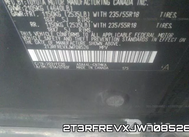 2T3RFREVXJW708526 фото 9