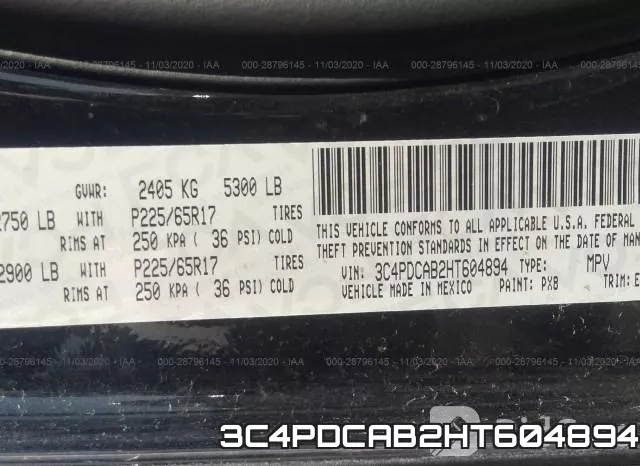 3C4PDCAB2HT604894 фото 10