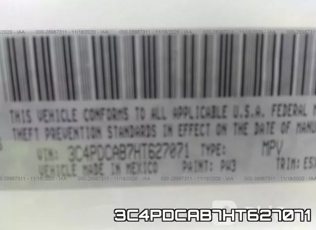 3C4PDCAB7HT627071 фото 9