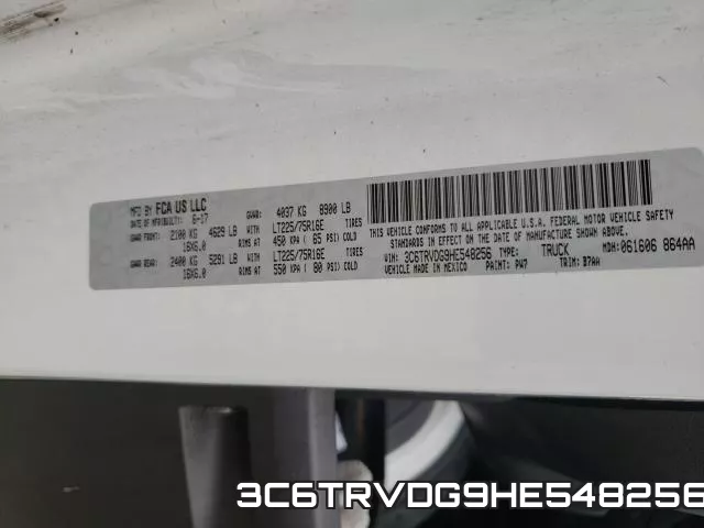 3C6TRVDG9HE548256 фото 2