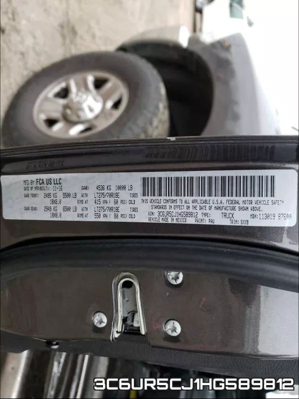 3C6UR5CJ1HG589812 фото 2