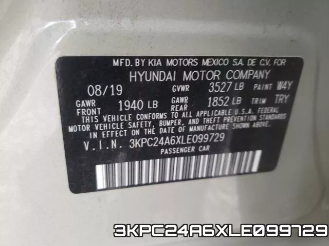 3KPC24A6XLE099729 фото 2
