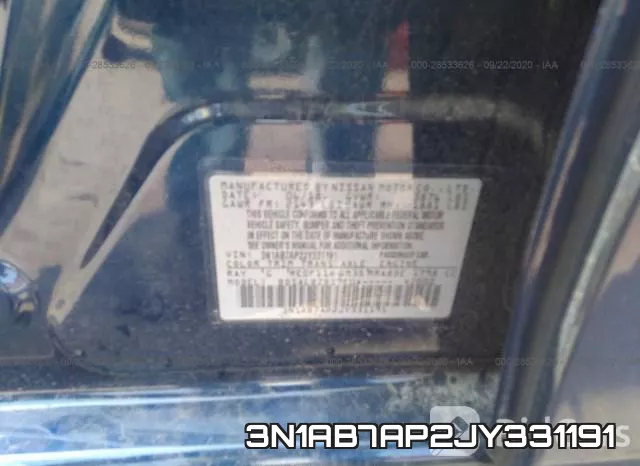 3N1AB7AP2JY331191 фото 8