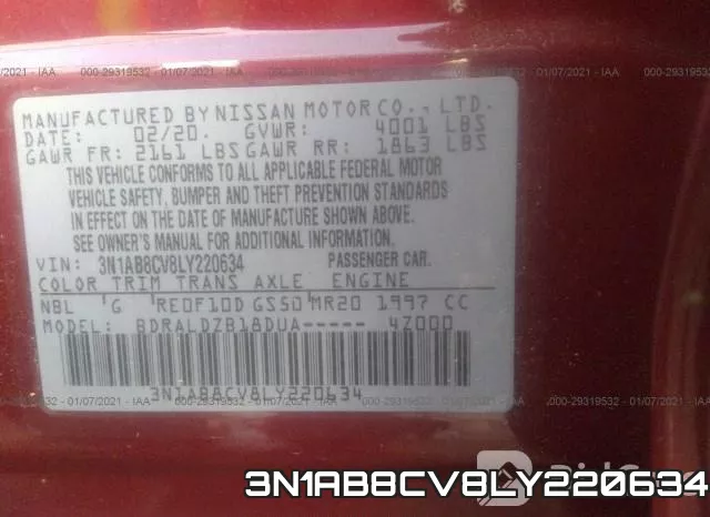 3N1AB8CV8LY220634 фото 9