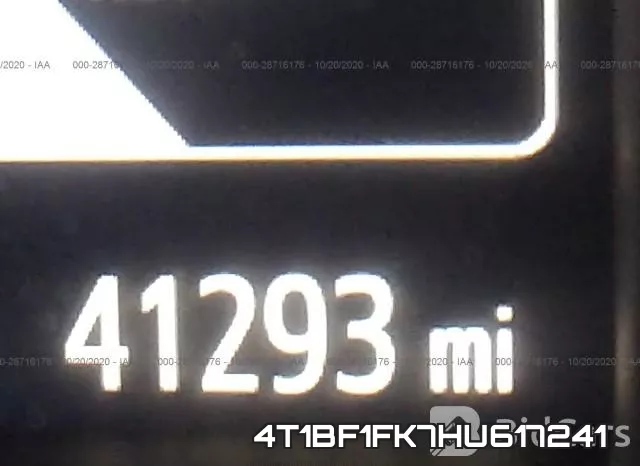 4T1BF1FK7HU617241 фото 8