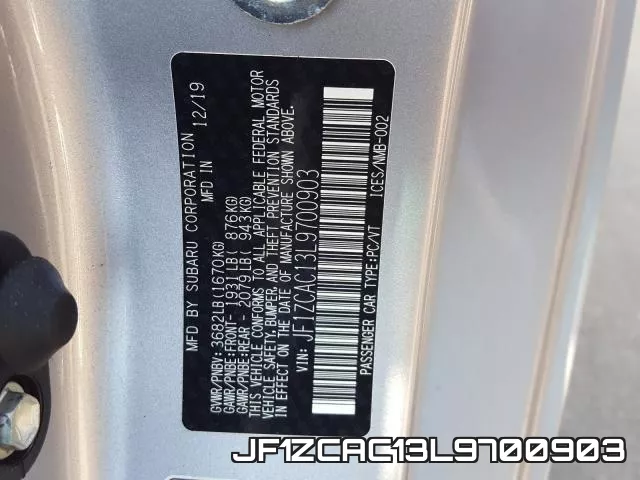 JF1ZCAC13L9700903 фото 2