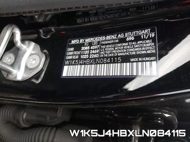 W1K5J4HBXLN084115 фото 2