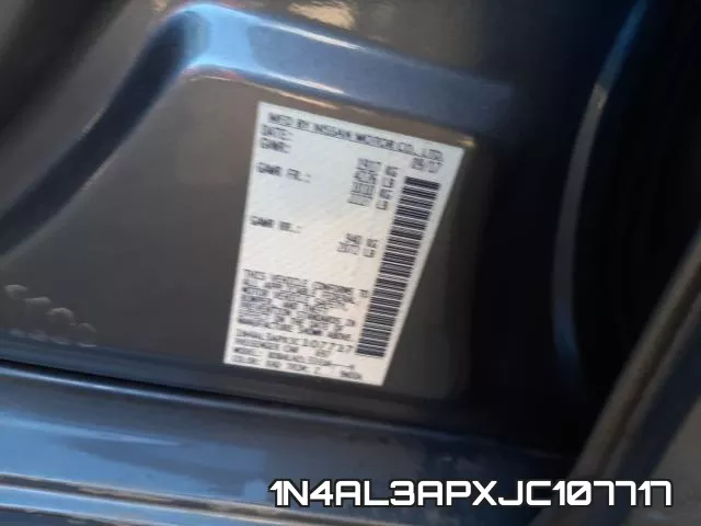 1N4AL3APXJC107717 фото 2