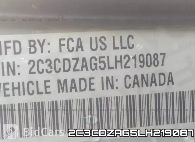2C3CDZAG5LH219087 фото 10