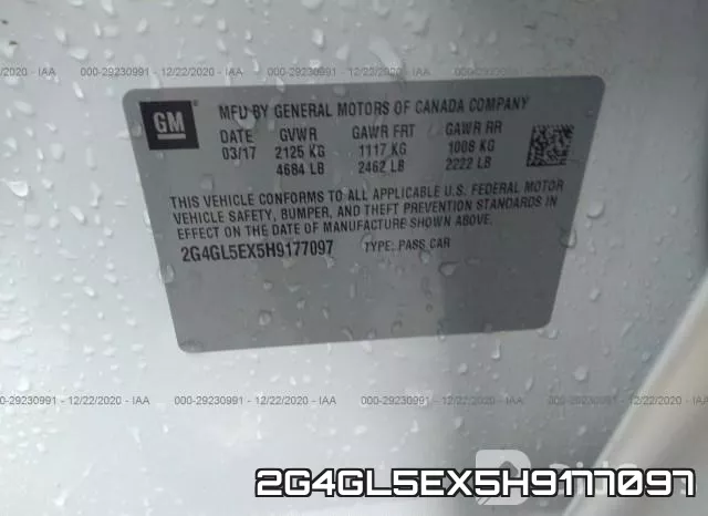 2G4GL5EX5H9177097 фото 8