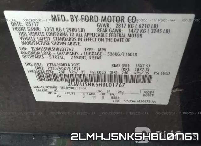 2LMHJ5NK5HBL01767 фото 10