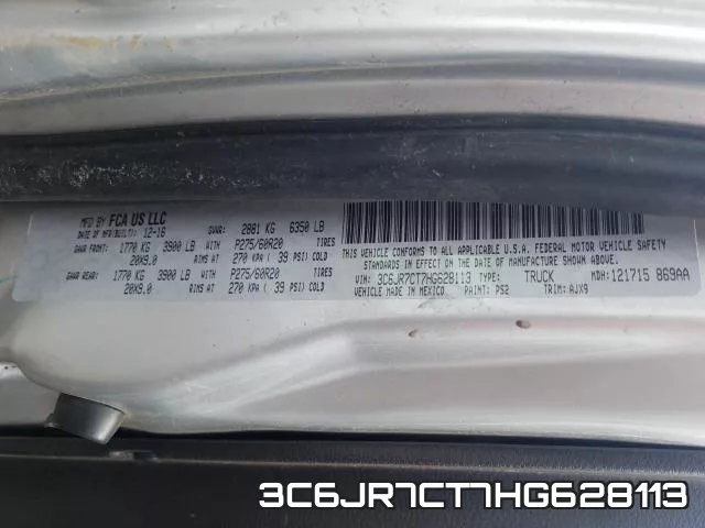 3C6JR7CT7HG628113 фото 2