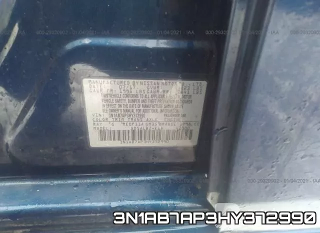 3N1AB7AP3HY372990 фото 10