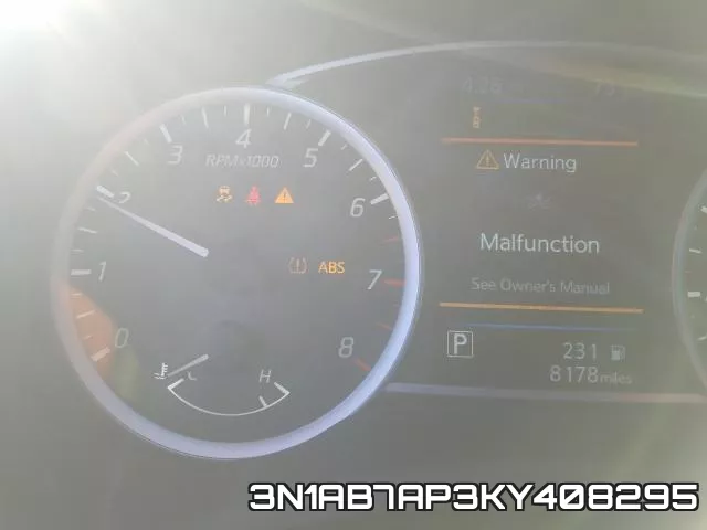 3N1AB7AP3KY408295 фото 8