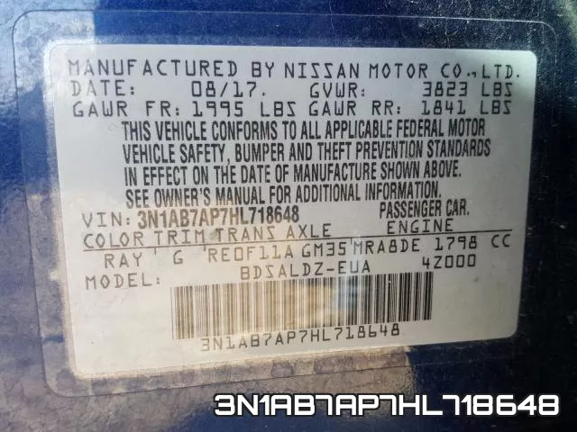 3N1AB7AP7HL718648 фото 2