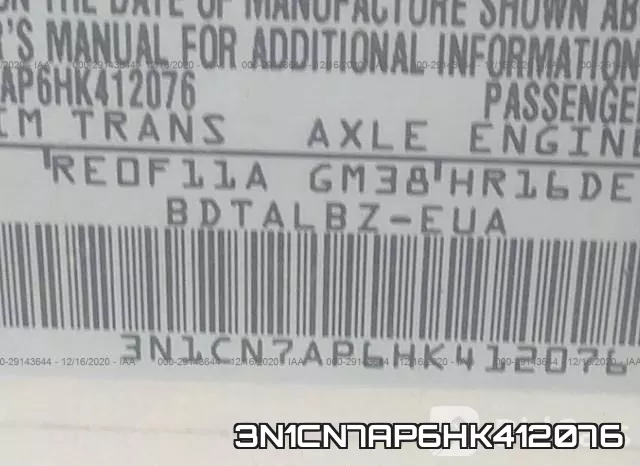 3N1CN7AP6HK412076 фото 10