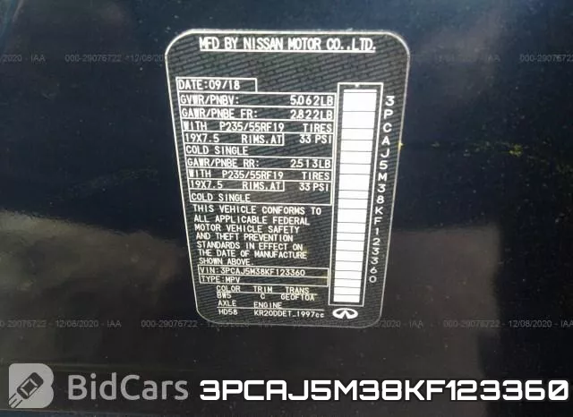 3PCAJ5M38KF123360 фото 8