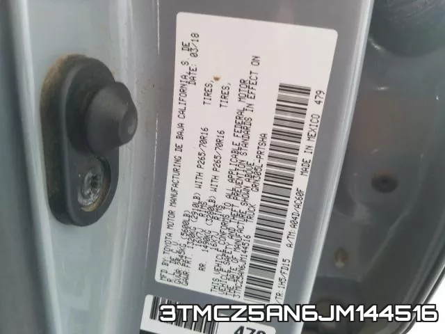 3TMCZ5AN6JM144516 фото 2