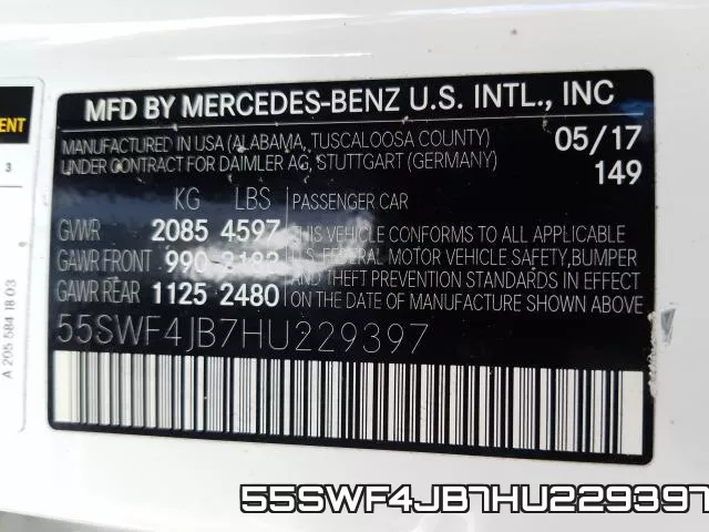 55SWF4JB7HU229397 фото 2