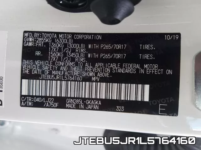 JTEBU5JR1L5764160 фото 2