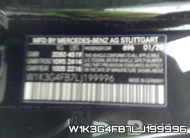 W1K3G4FB7LJ199996 фото 10