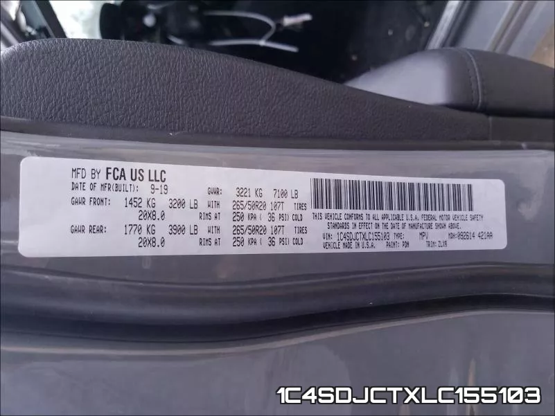 1C4SDJCTXLC155103 фото 2