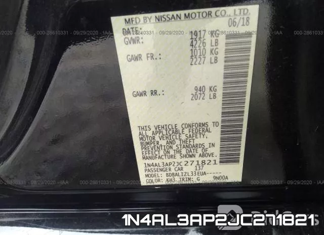 1N4AL3AP2JC271821 фото 9