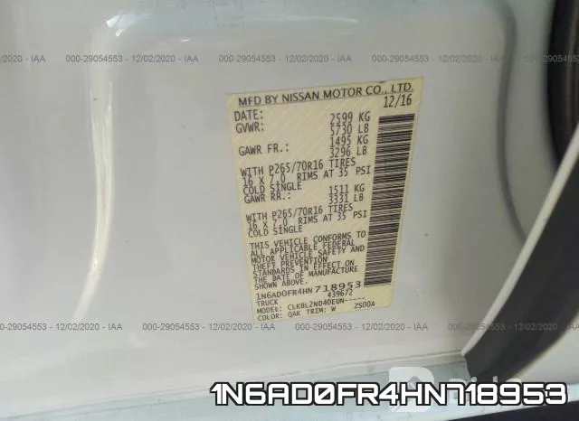 1N6AD0FR4HN718953 фото 10