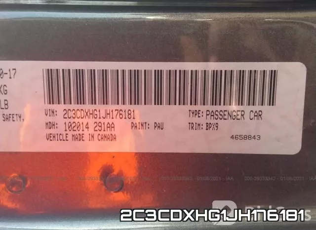 2C3CDXHG1JH176181 фото 8