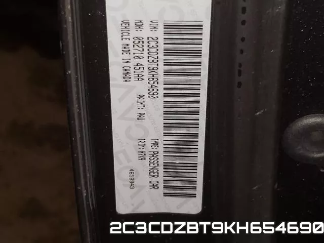 2C3CDZBT9KH654690 фото 2