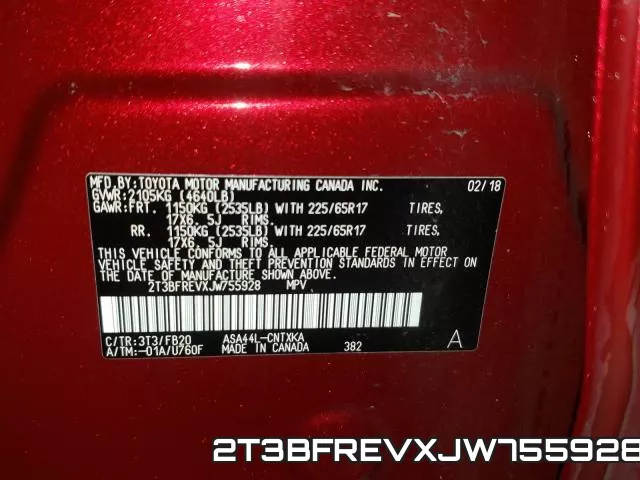 2T3BFREVXJW755928 фото 2