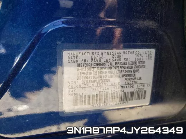 3N1AB7AP4JY264349 фото 2