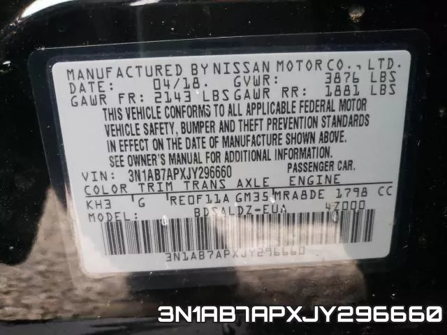 3N1AB7APXJY296660 фото 2