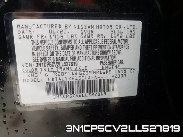 3N1CP5CV2LL527819 фото 2