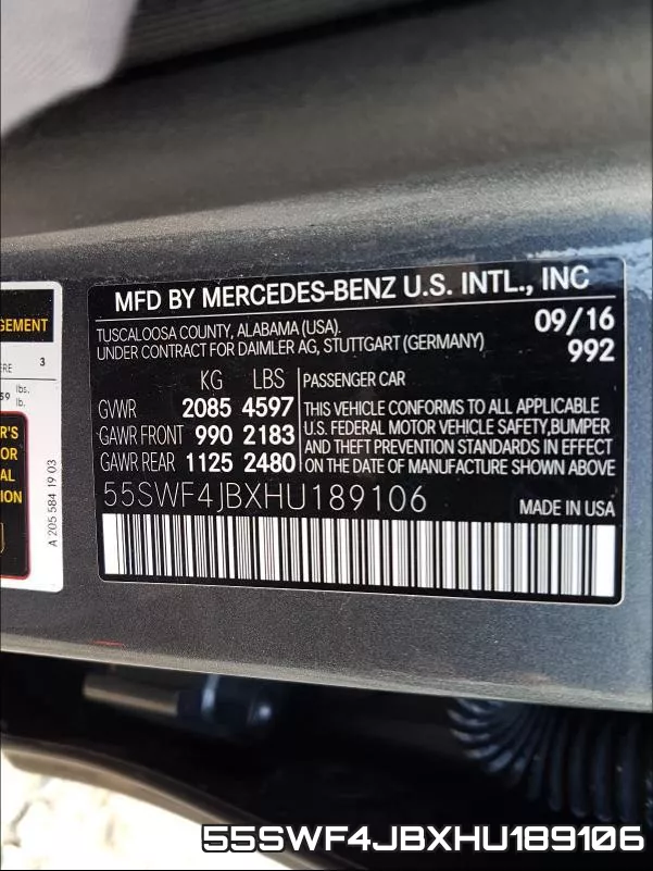 55SWF4JBXHU189106 фото 2