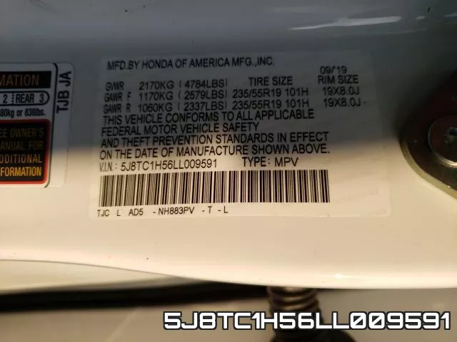 5J8TC1H56LL009591 фото 2
