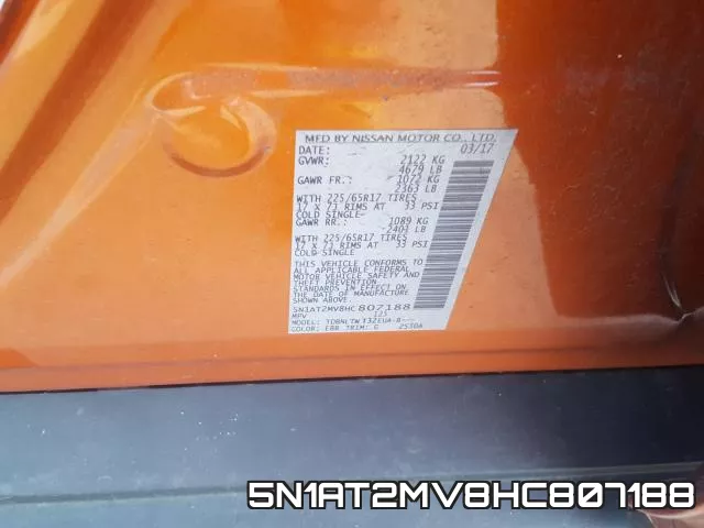 5N1AT2MV8HC807188 фото 2