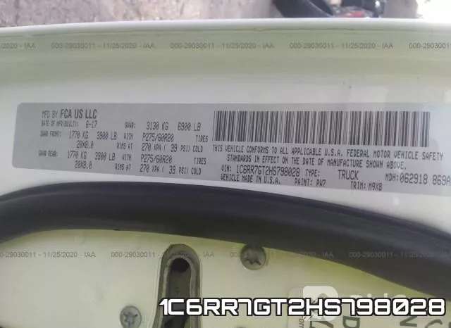 1C6RR7GT2HS798028 фото 7