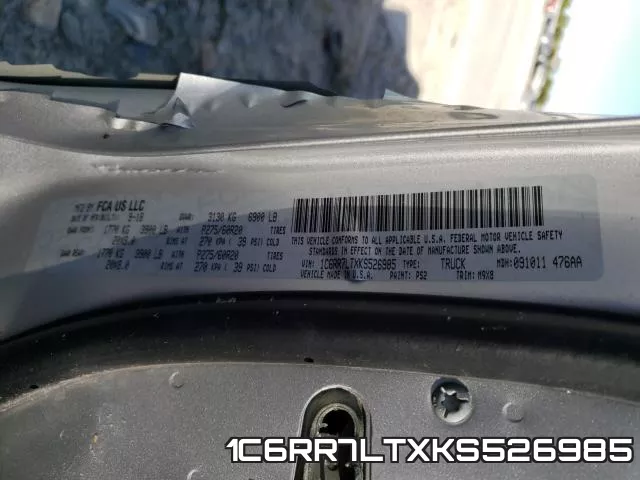 1C6RR7LTXKS526985 фото 2