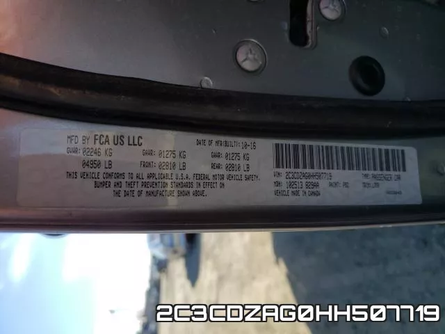 2C3CDZAG0HH507719 фото 2