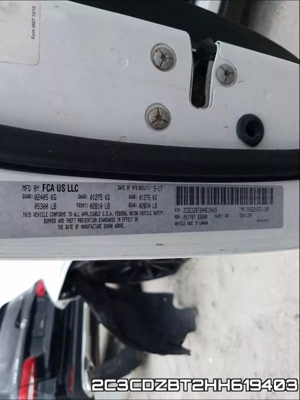 2C3CDZBT2HH619403 фото 2